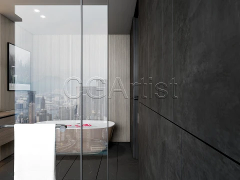 Modern bathroom 99 3D Model