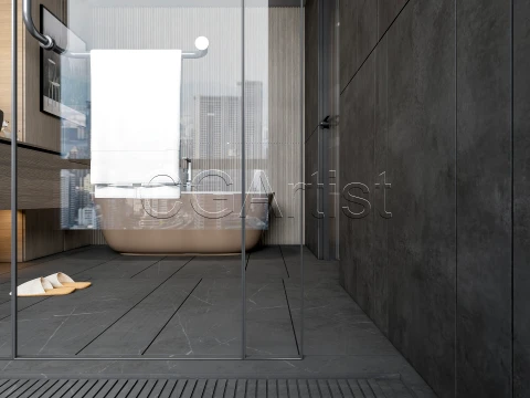Modern bathroom 99 3D Model