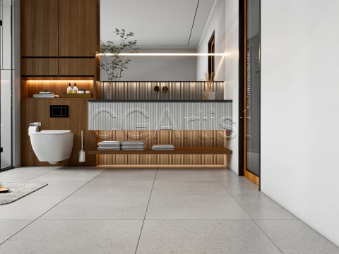 Modern bathroom 101 3D Model