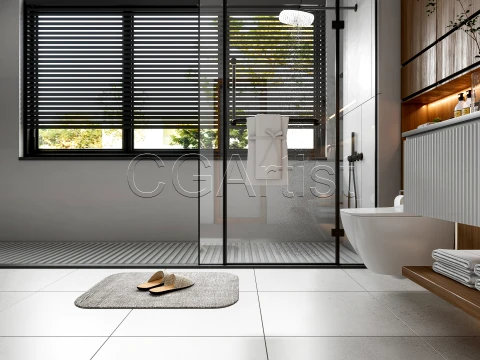 Modern bathroom 101 3D Model