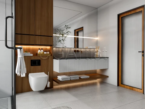Modern bathroom 101 3D Model