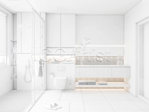 Modern bathroom 101 3D Model