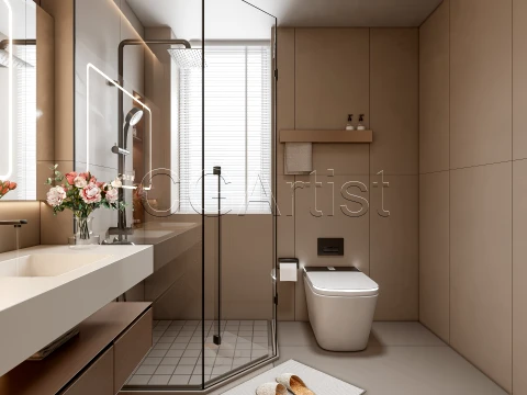 Modern bathroom 103 3D Model