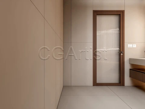 Modern bathroom 103 3D Model