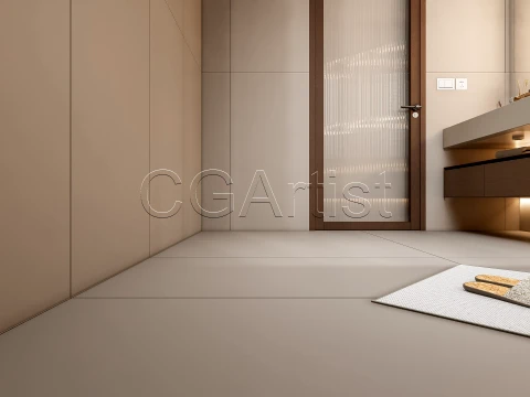 Modern bathroom 103 3D Model