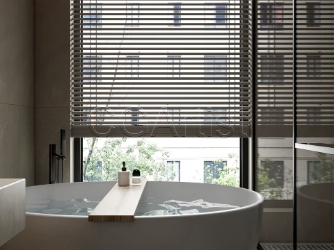 Modern bathroom 106 3D Model