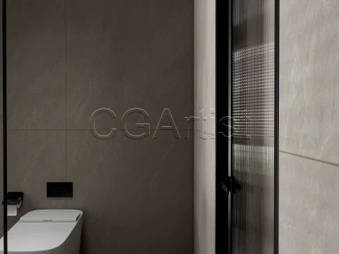 Modern bathroom 106 3D Model
