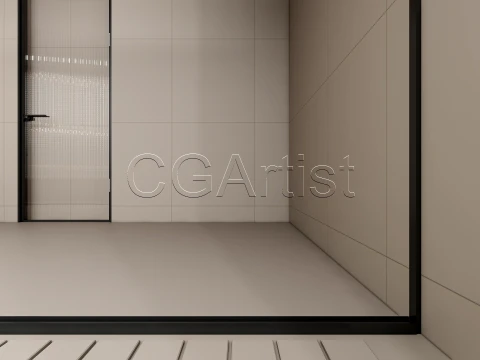 Modern bathroom 107 3D Model