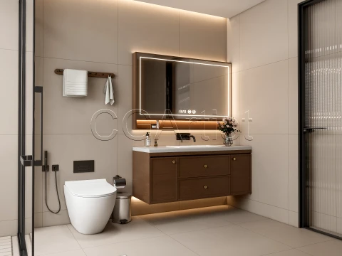 Modern bathroom 109 3D Model