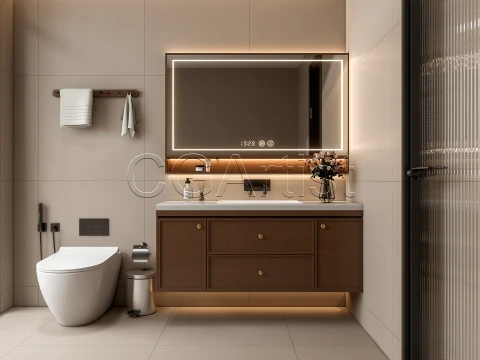 Modern bathroom 109 3D Model