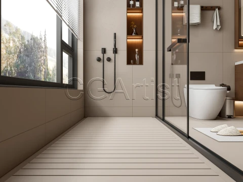 Modern bathroom 109 3D Model