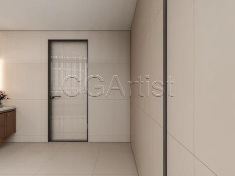 Modern bathroom 109 3D Model