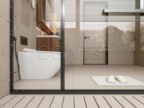 Modern bathroom 109 3D Model