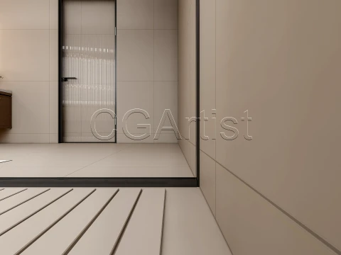 Modern bathroom 109 3D Model