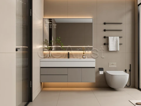 Modern bathroom 110 3D Model