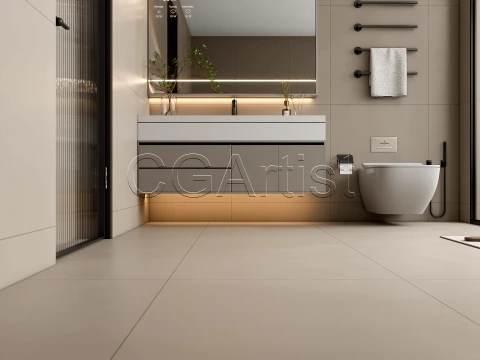 Modern bathroom 110 3D Model