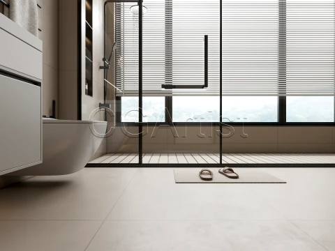 Modern bathroom 110 3D Model