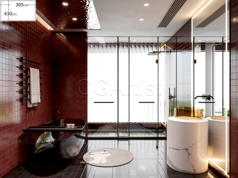 Modern bathroom 111 3D Model