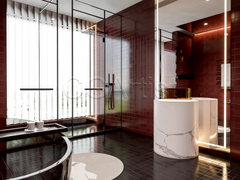Modern bathroom 111 3D Model