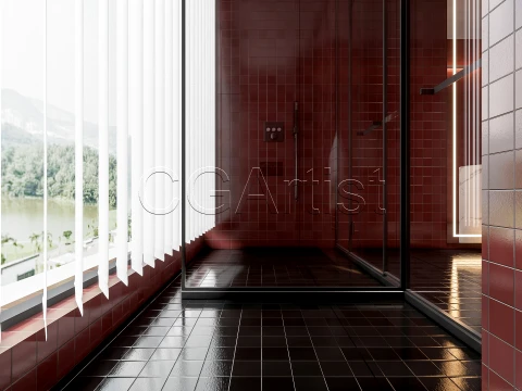 Modern bathroom 111 3D Model