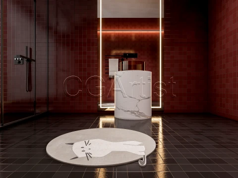 Modern bathroom 111 3D Model