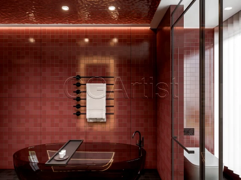 Modern bathroom 111 3D Model