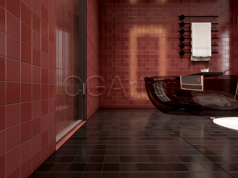 Modern bathroom 111 3D Model
