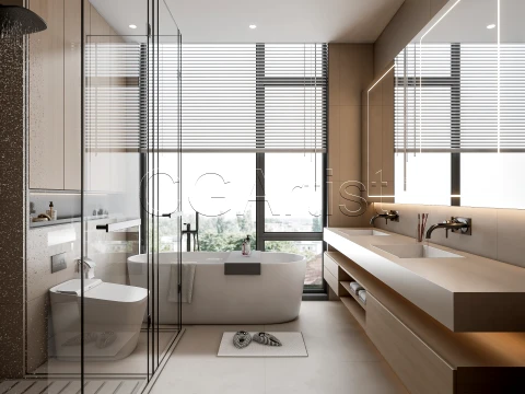 Modern bathroom 112 3D Model