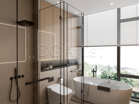 Modern bathroom 112 3D Model