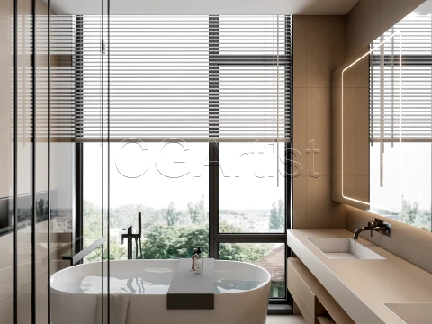 Modern bathroom 112 3D Model