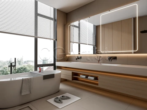 Modern bathroom 112 3D Model