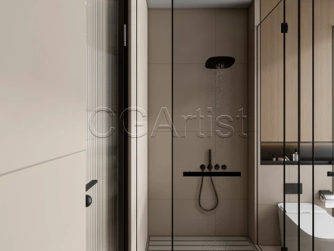 Modern bathroom 112 3D Model