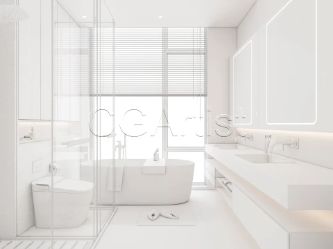 Modern bathroom 112 3D Model