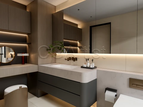 Modern bathroom 113 3D Model