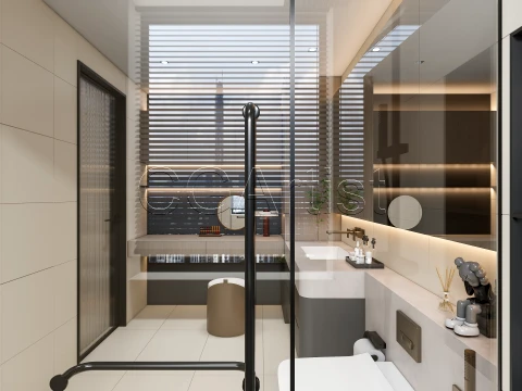 Modern bathroom 113 3D Model