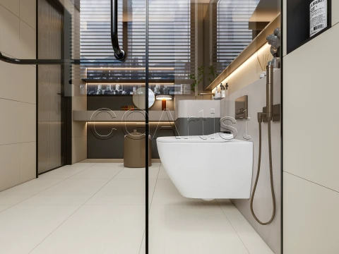 Modern bathroom 113 3D Model