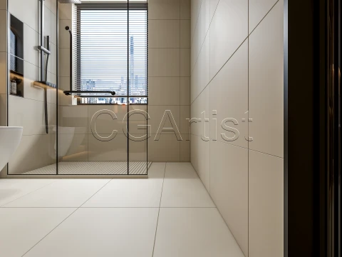 Modern bathroom 113 3D Model