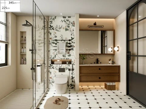 Modern bathroom 114 3D Model