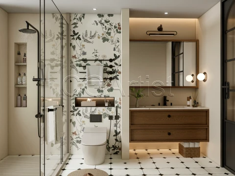 Modern bathroom 114 3D Model
