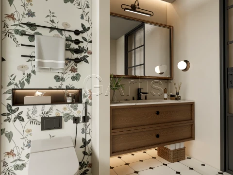 Modern bathroom 114 3D Model