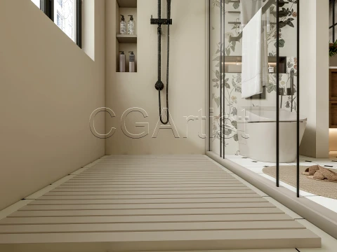 Modern bathroom 114 3D Model