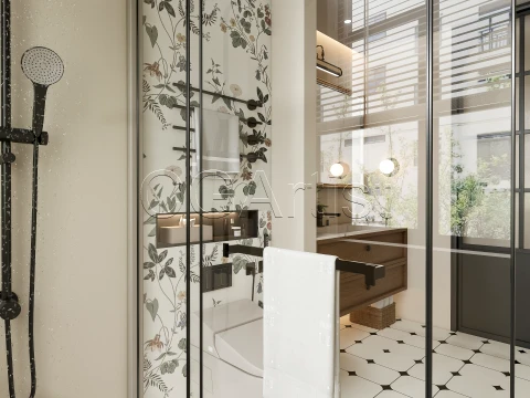 Modern bathroom 114 3D Model