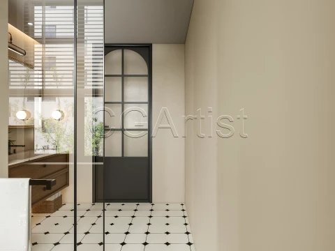 Modern bathroom 114 3D Model