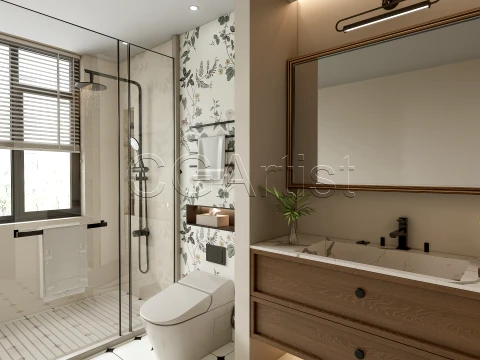 Modern bathroom 114 3D Model