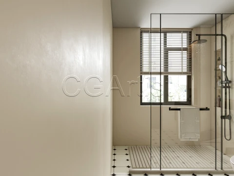 Modern bathroom 114 3D Model