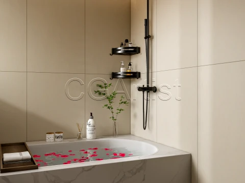 Modern bathroom 115 3D Model