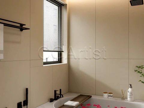 Modern bathroom 115 3D Model