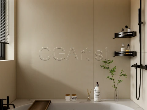 Modern bathroom 115 3D Model