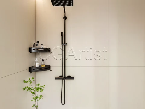 Modern bathroom 115 3D Model