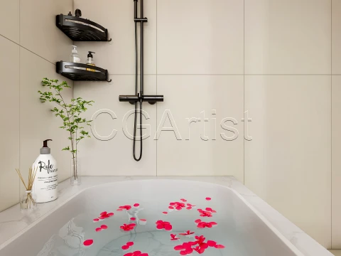 Modern bathroom 115 3D Model